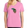 Women's Core Cotton V Neck Tee Thumbnail