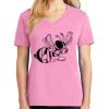 Women's Core Cotton V Neck Tee Thumbnail