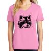 Women's Core Cotton V Neck Tee Thumbnail