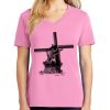 Women's Core Cotton V Neck Tee Thumbnail