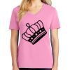 Women's Core Cotton V Neck Tee Thumbnail