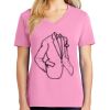 Women's Core Cotton V Neck Tee Thumbnail