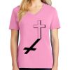 Women's Core Cotton V Neck Tee Thumbnail