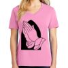 Women's Core Cotton V Neck Tee Thumbnail