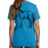 Ladies 5.4 oz 100% Cotton T Shirt Thumbnail