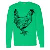 Heavy Cotton 100% Cotton Long Sleeve T Shirt Thumbnail