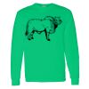 Heavy Cotton 100% Cotton Long Sleeve T Shirt Thumbnail