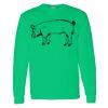 Heavy Cotton 100% Cotton Long Sleeve T Shirt Thumbnail