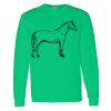 Heavy Cotton 100% Cotton Long Sleeve T Shirt Thumbnail