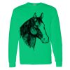 Heavy Cotton 100% Cotton Long Sleeve T Shirt Thumbnail