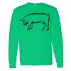 Heavy Cotton 100% Cotton Long Sleeve T Shirt Thumbnail