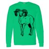 Heavy Cotton 100% Cotton Long Sleeve T Shirt Thumbnail