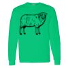 Heavy Cotton 100% Cotton Long Sleeve T Shirt Thumbnail