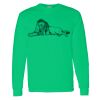 Heavy Cotton 100% Cotton Long Sleeve T Shirt Thumbnail