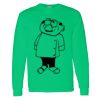 Heavy Cotton 100% Cotton Long Sleeve T Shirt Thumbnail