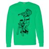 Heavy Cotton 100% Cotton Long Sleeve T Shirt Thumbnail