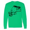 Heavy Cotton 100% Cotton Long Sleeve T Shirt Thumbnail