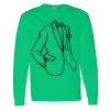 Heavy Cotton 100% Cotton Long Sleeve T Shirt Thumbnail