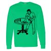 Heavy Cotton 100% Cotton Long Sleeve T Shirt Thumbnail