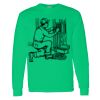 Heavy Cotton 100% Cotton Long Sleeve T Shirt Thumbnail