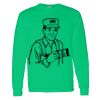 Heavy Cotton 100% Cotton Long Sleeve T Shirt Thumbnail