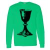 Heavy Cotton 100% Cotton Long Sleeve T Shirt Thumbnail