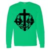 Heavy Cotton 100% Cotton Long Sleeve T Shirt Thumbnail