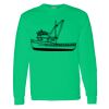 Heavy Cotton 100% Cotton Long Sleeve T Shirt Thumbnail