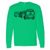 Heavy Cotton 100% Cotton Long Sleeve T Shirt Thumbnail