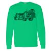 Heavy Cotton 100% Cotton Long Sleeve T Shirt Thumbnail