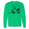 Heavy Cotton 100% Cotton Long Sleeve T Shirt Thumbnail